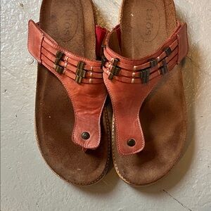 Taos Footwear Orange Sandals
